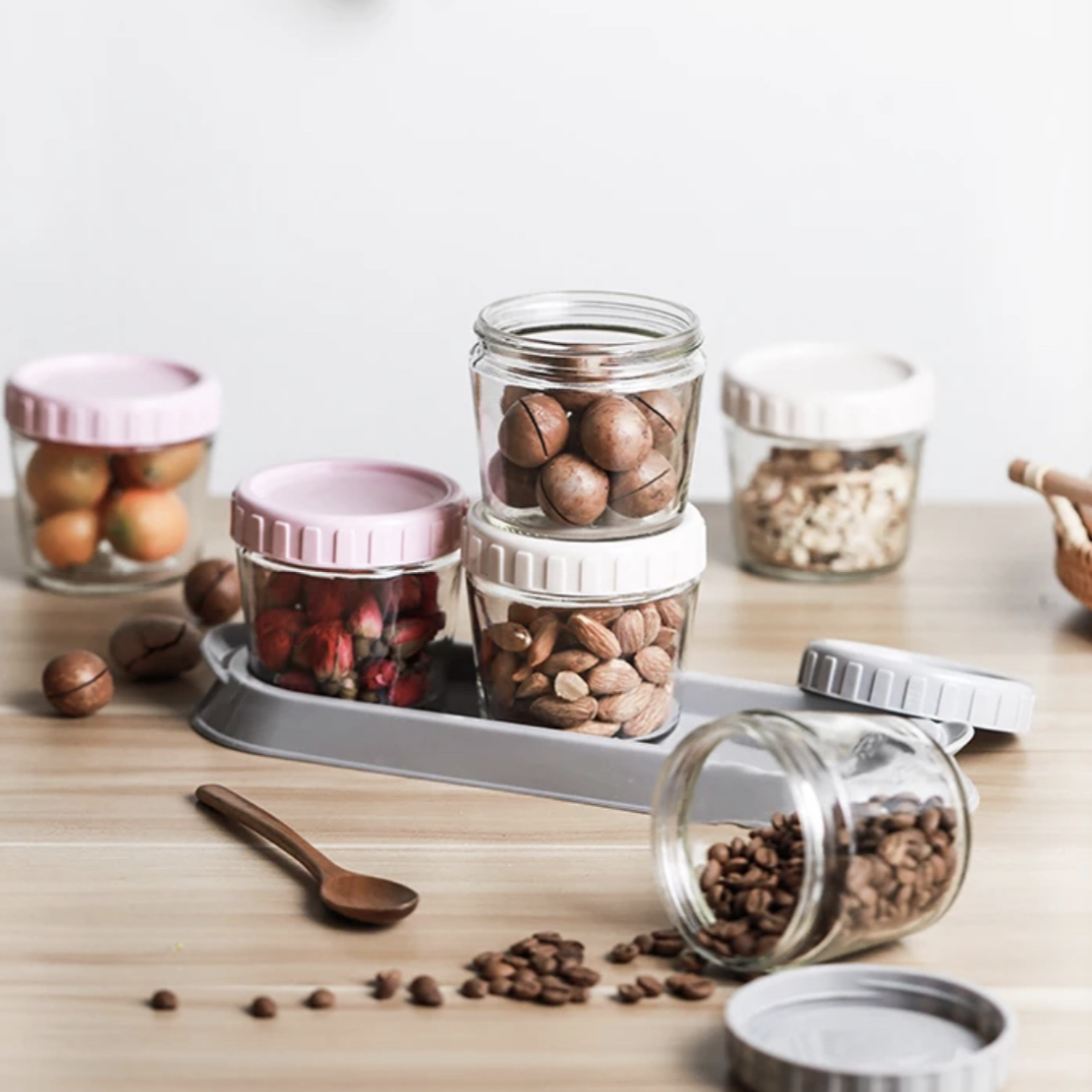 Charlotte Glass Storage Jars