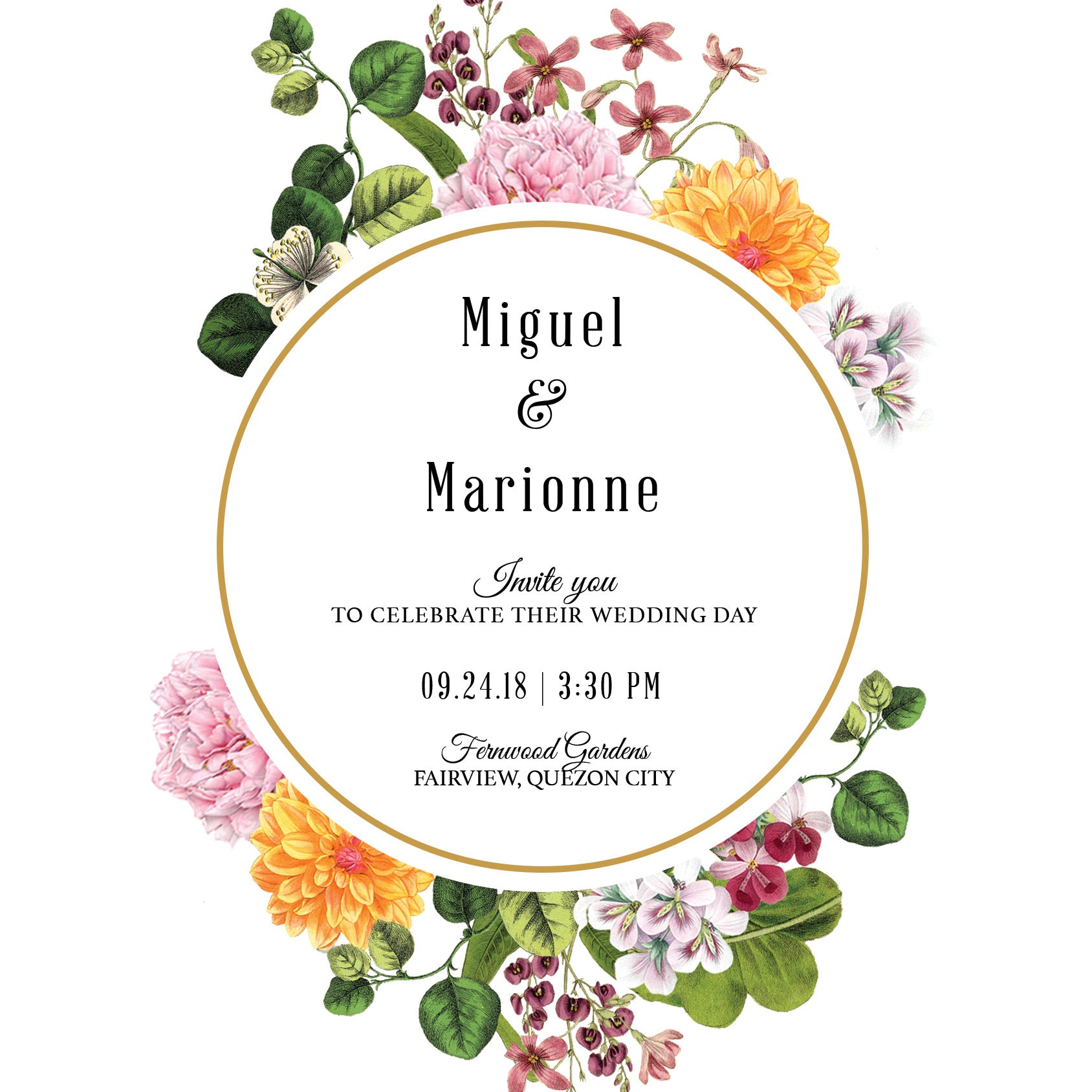 Yasmin Wedding Invitation