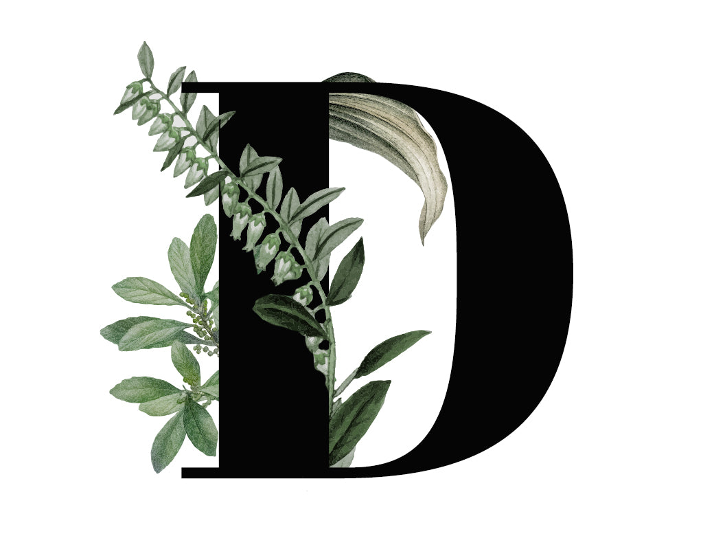 Monogram Card - D