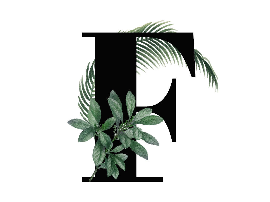 Monogram Card - F