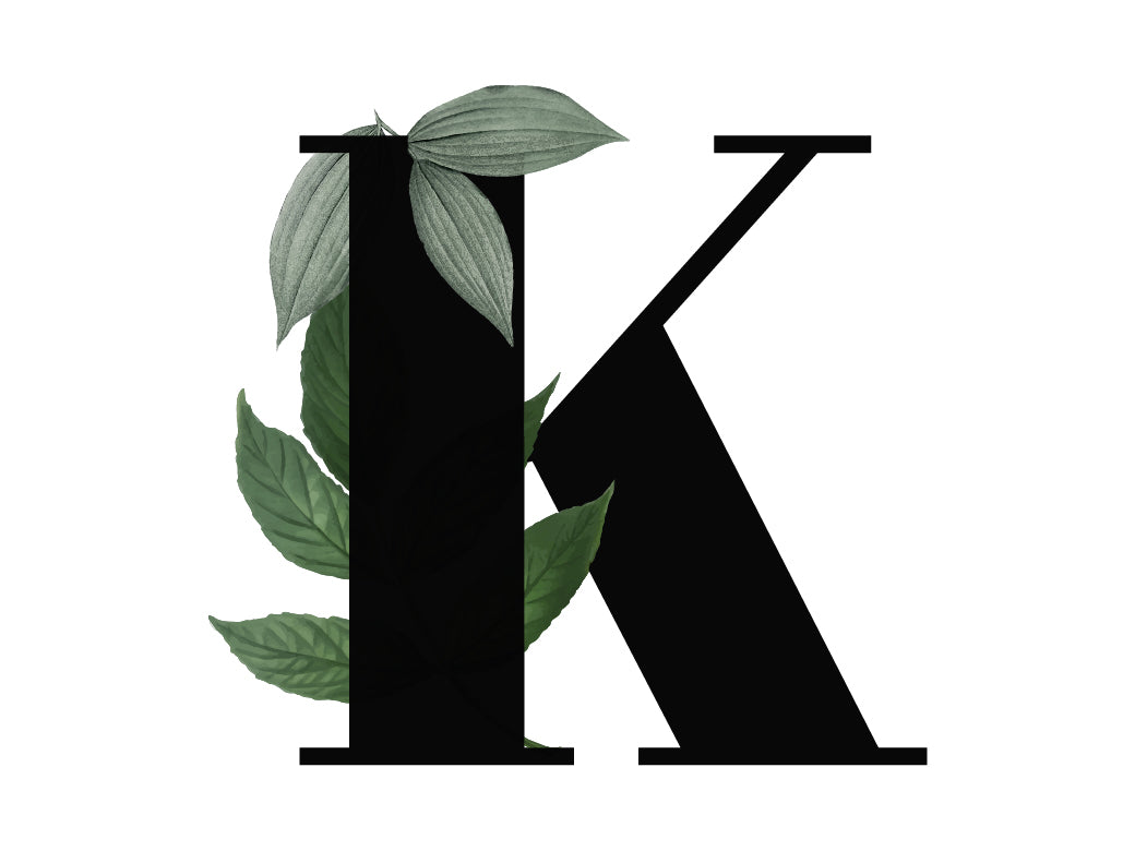 Monogram Card - K