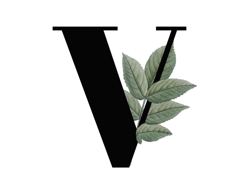 Monogram Card - V