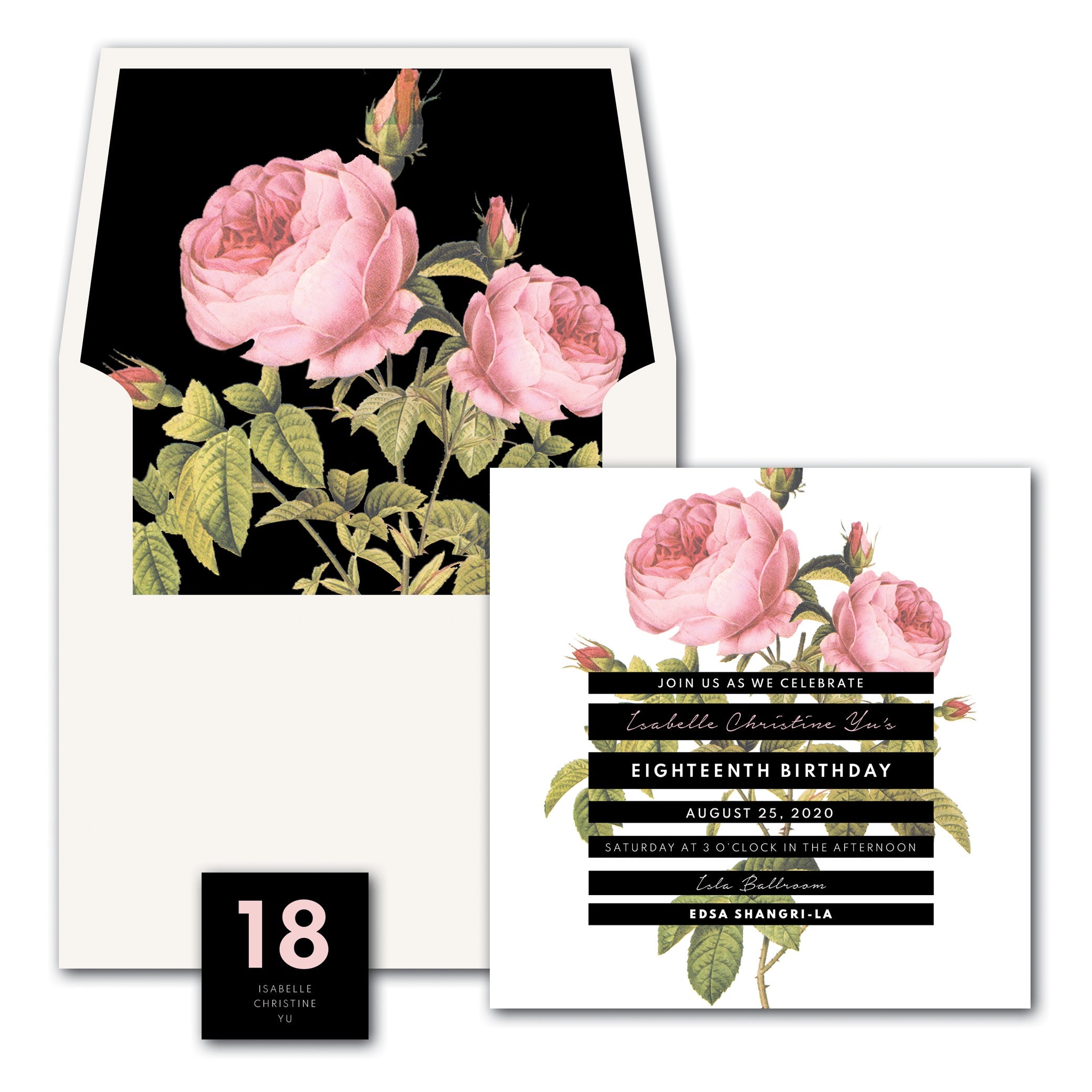 Isabelle Debut E-Invite