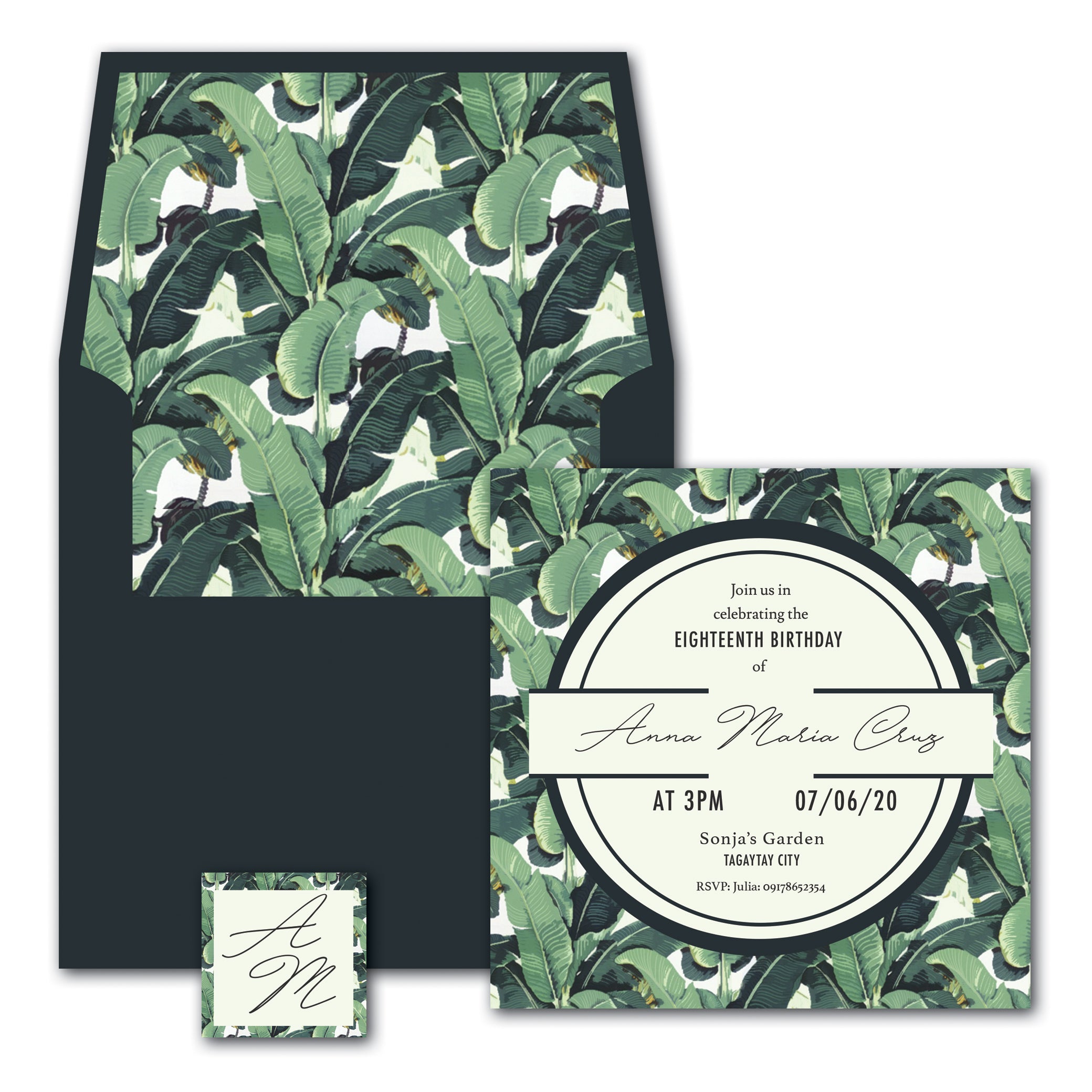 Anna Debut Invitation