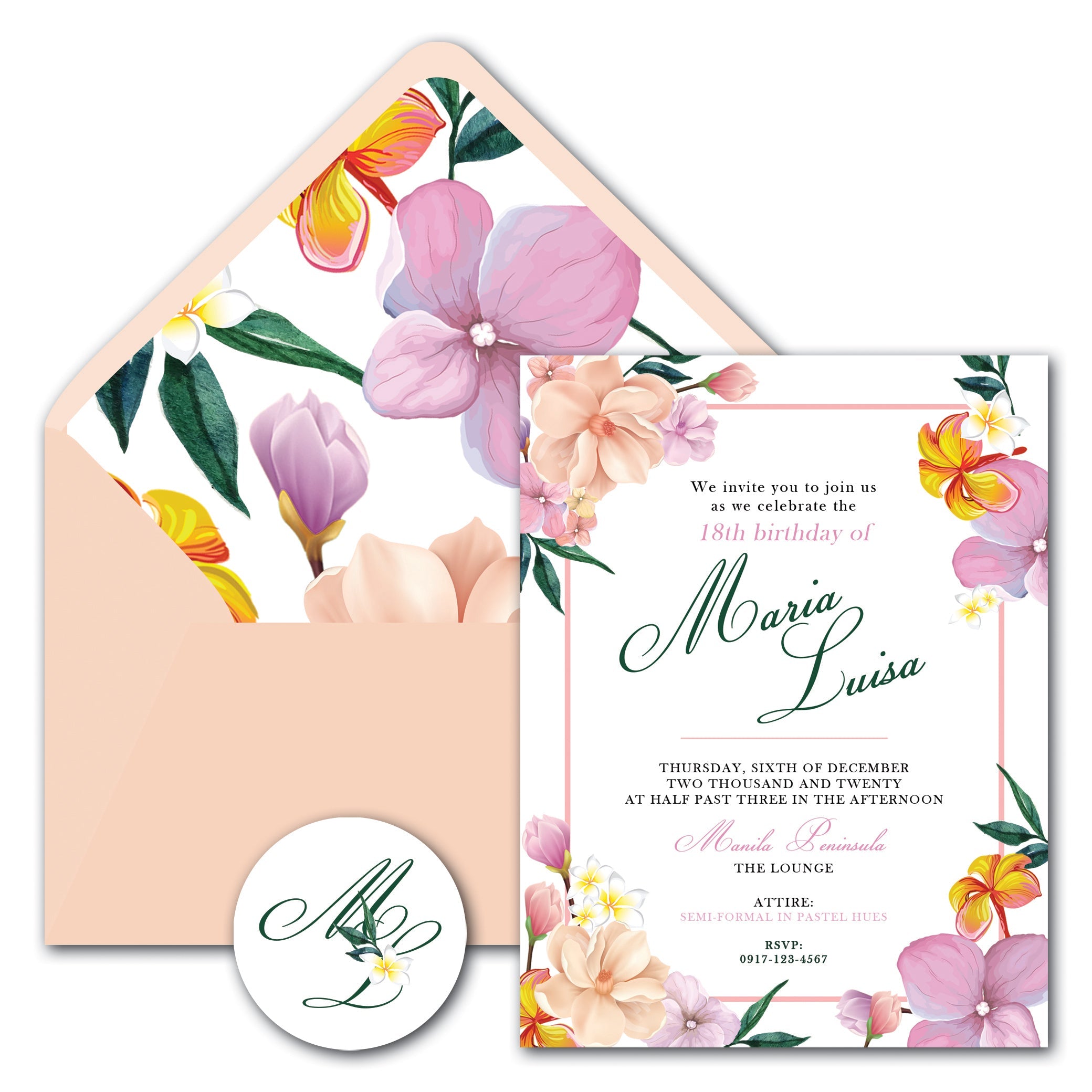 Luisa Debut E-Invite