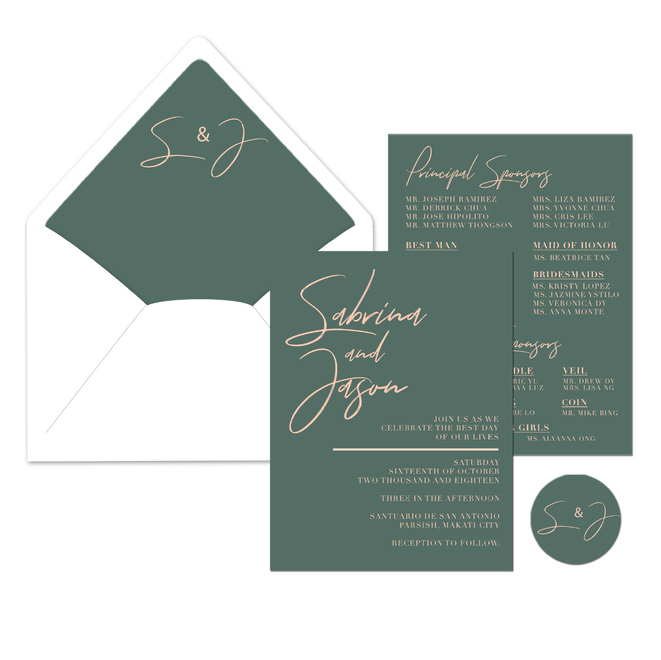 Forest Wedding Invitation