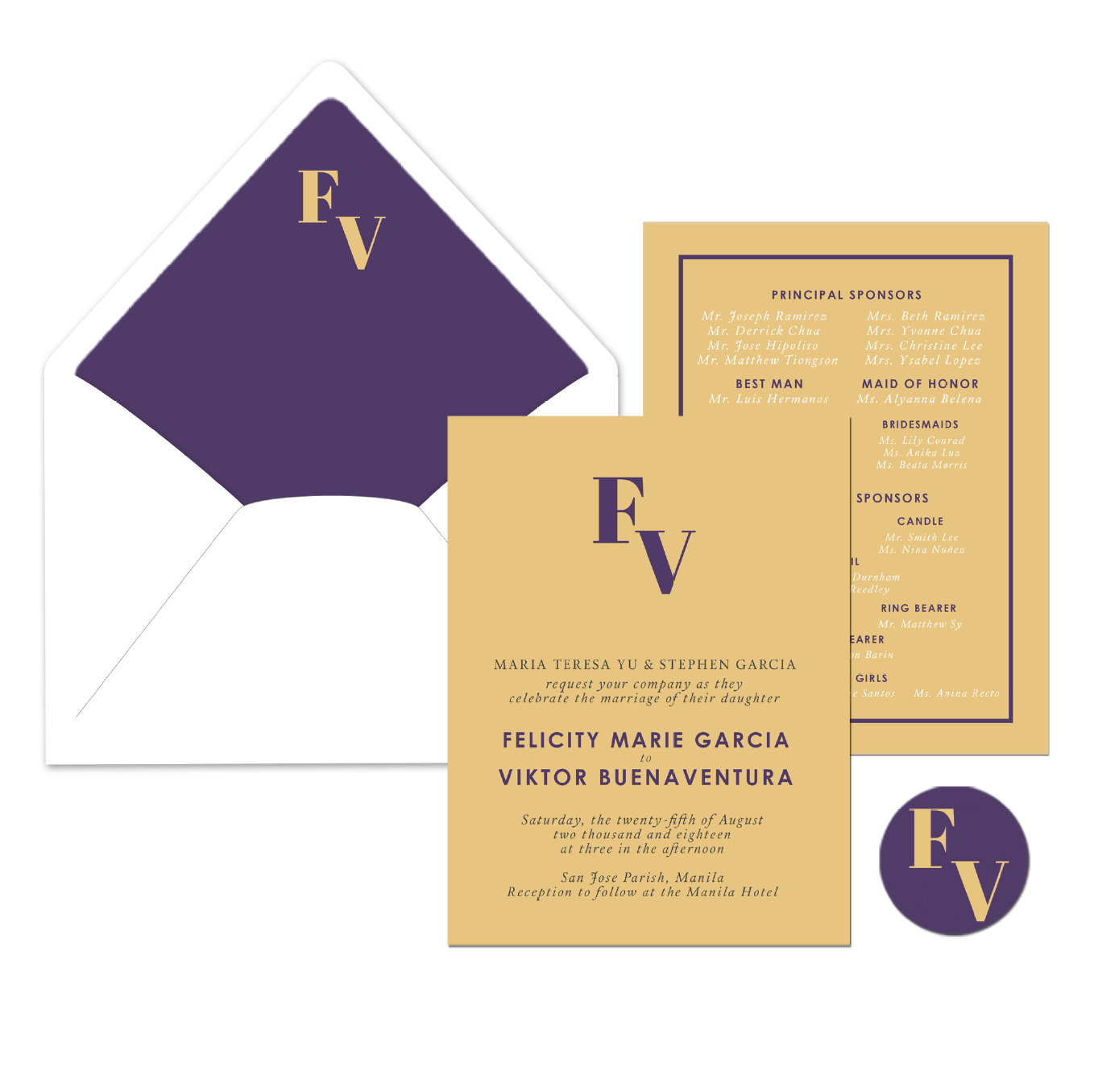 Lana Wedding Invitation