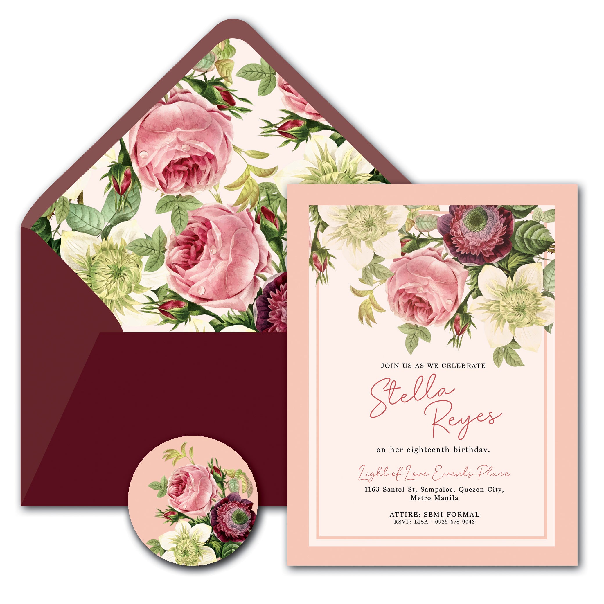 Stella Debut Invitation