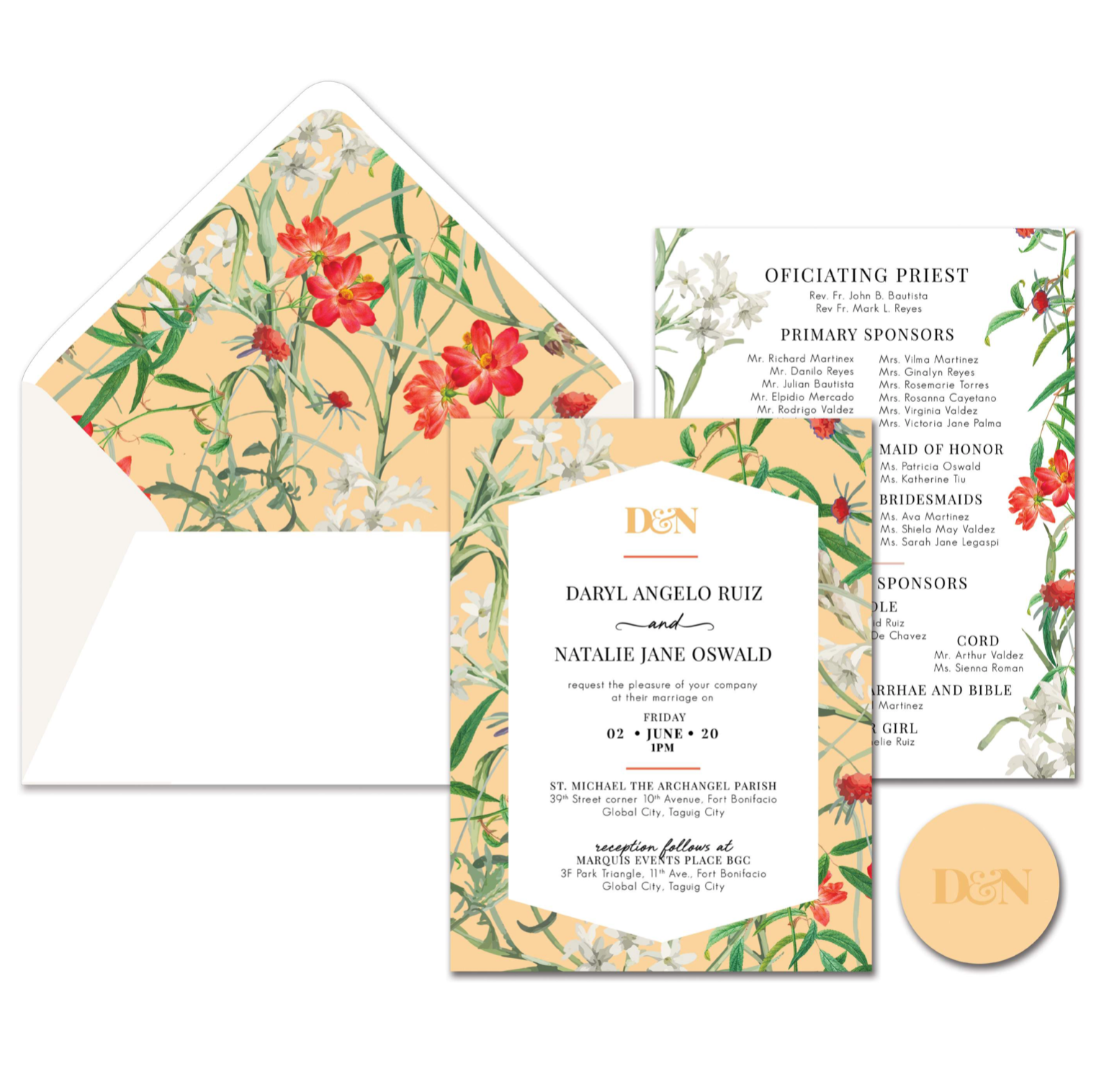 Isabel Wedding Invitation