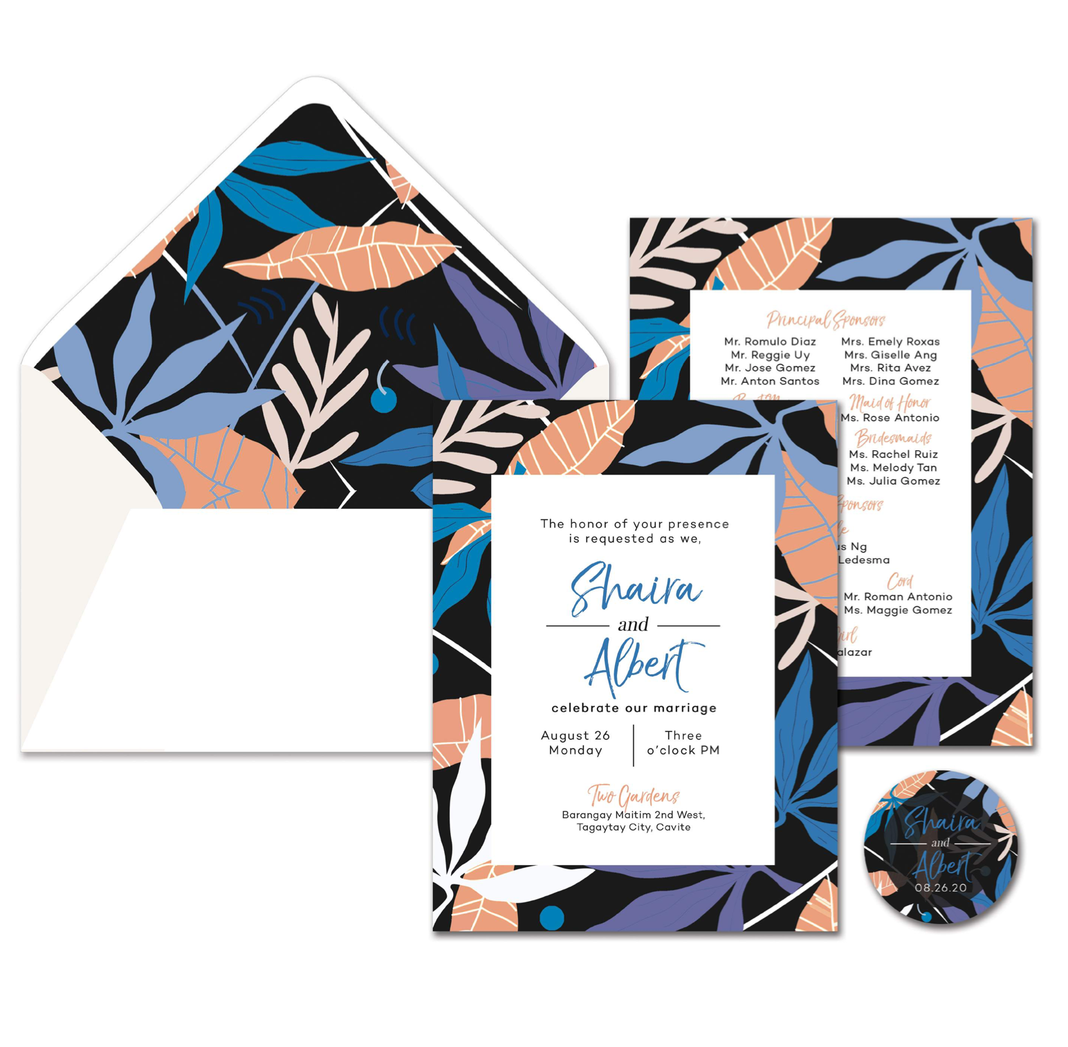 Terra Wedding Invitation