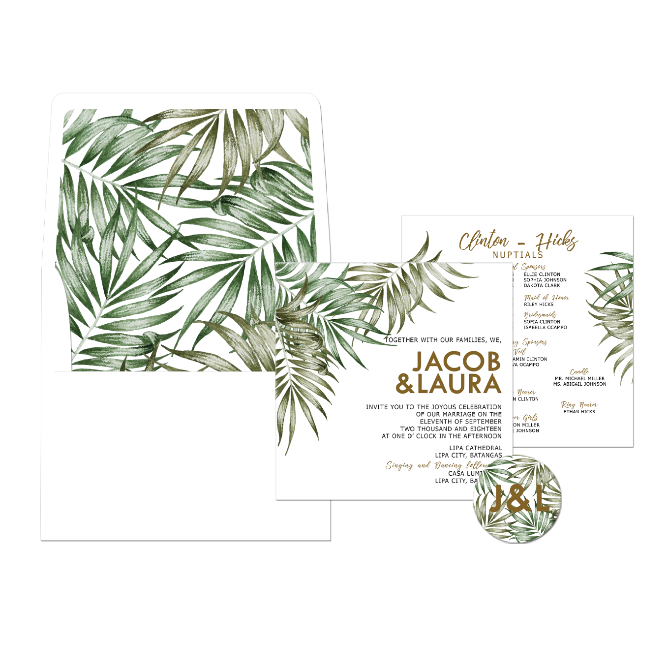 Ivy Wedding Invitation