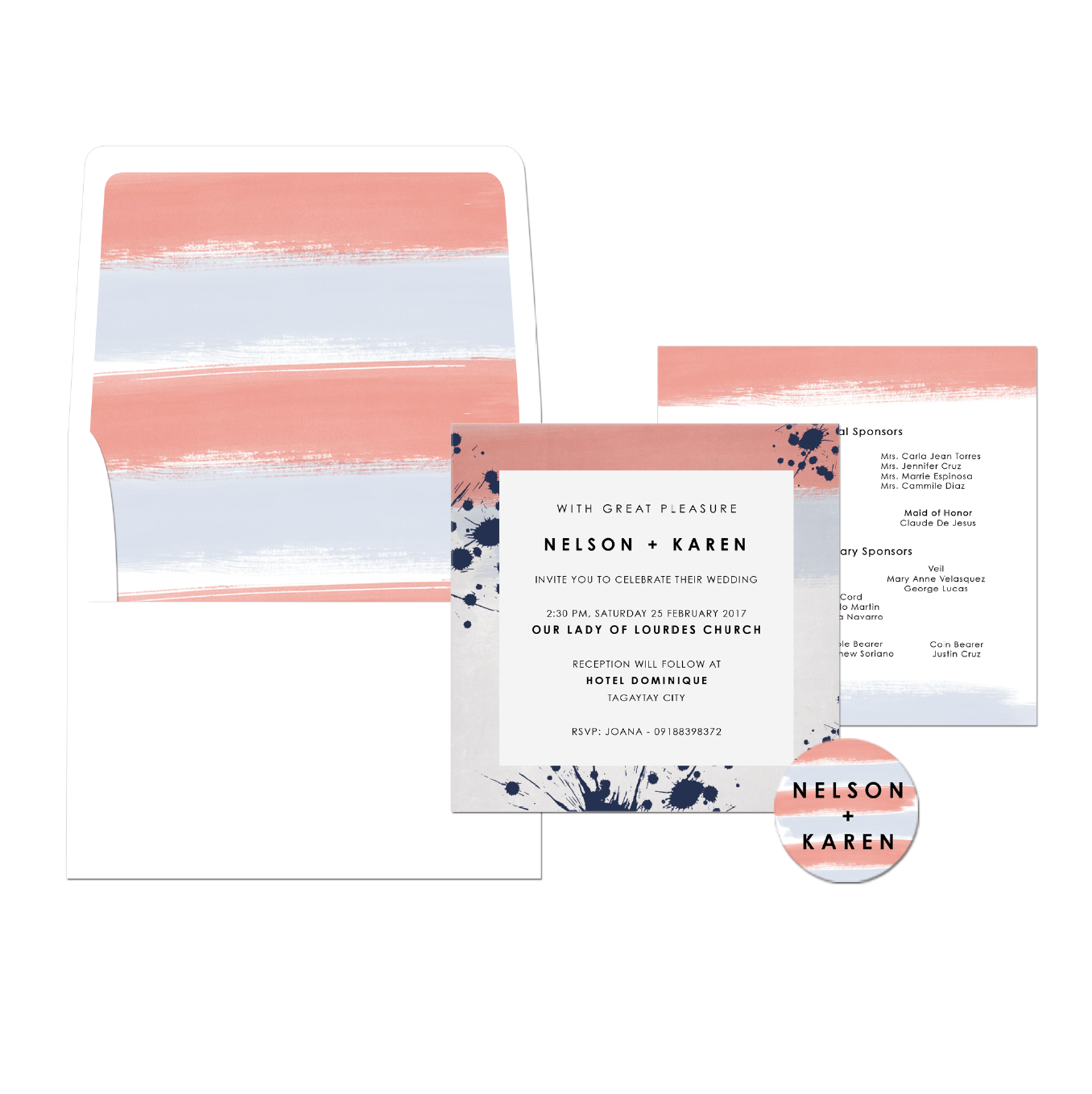 Rada Wedding Invitation