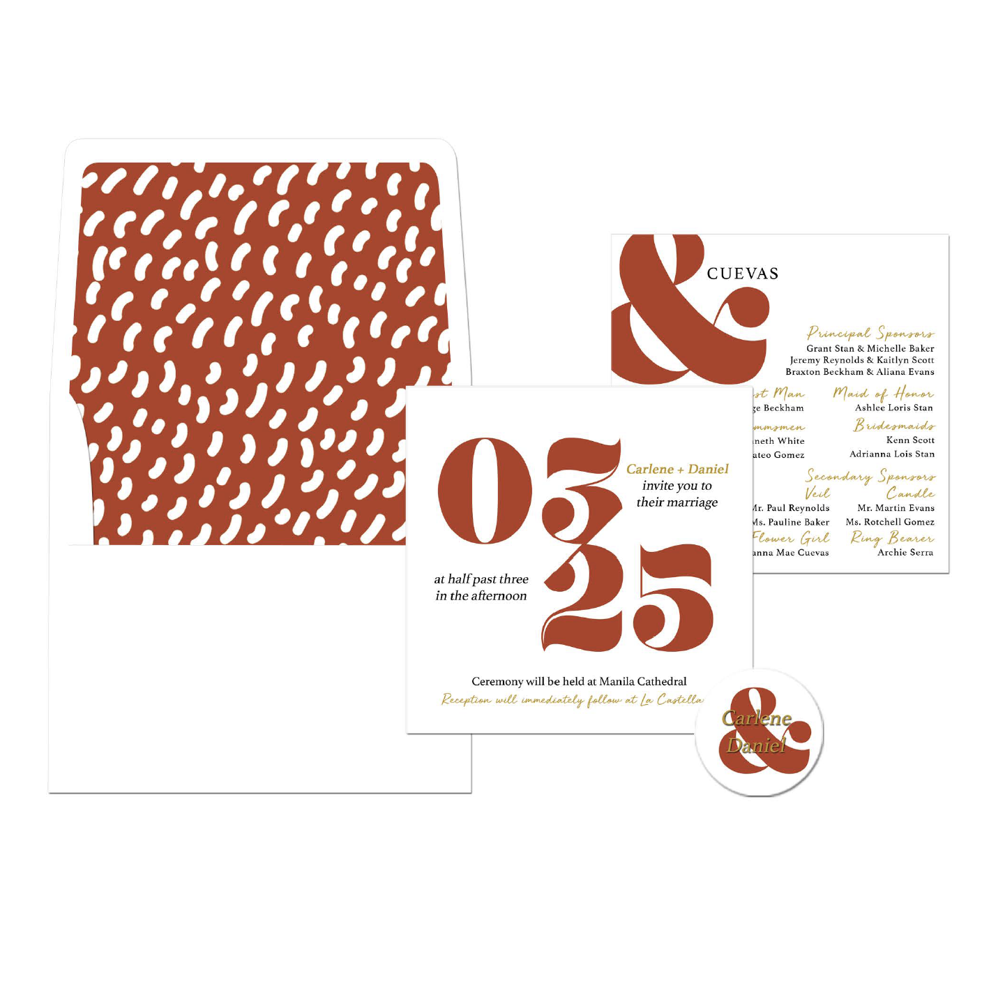 Leo Wedding Invitation