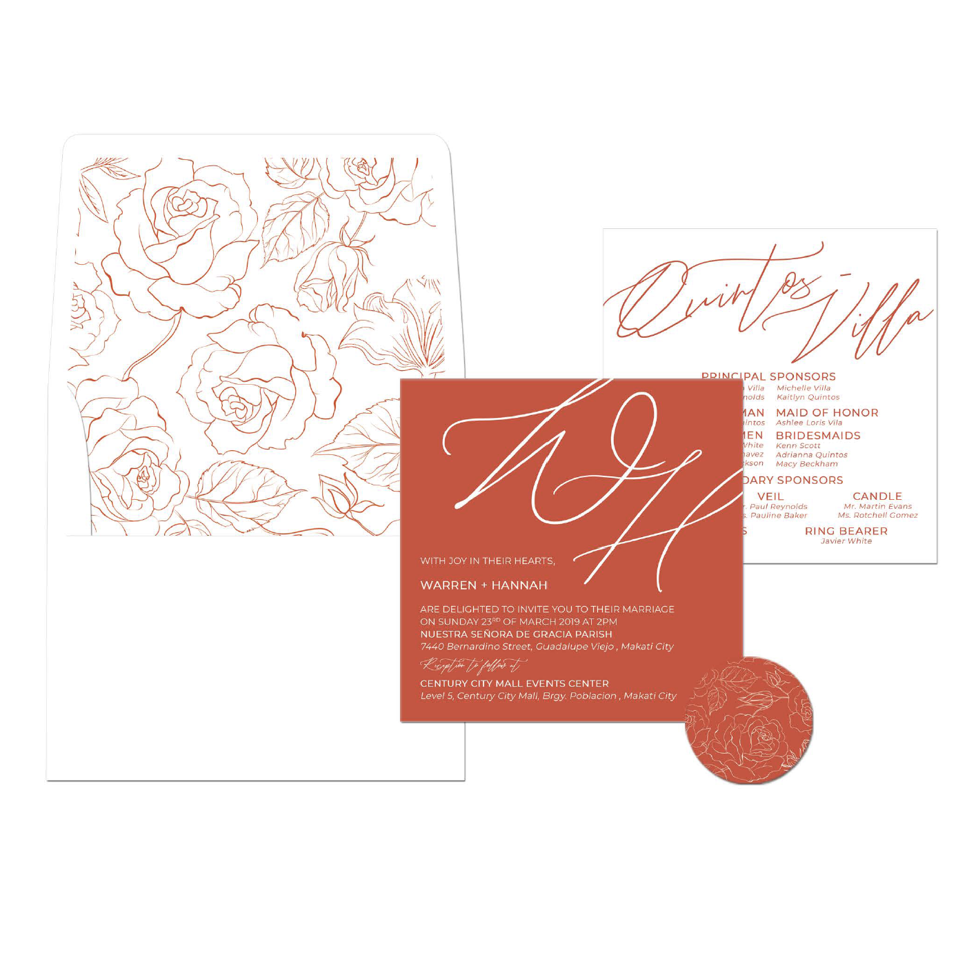 Rosalia Wedding Invitation