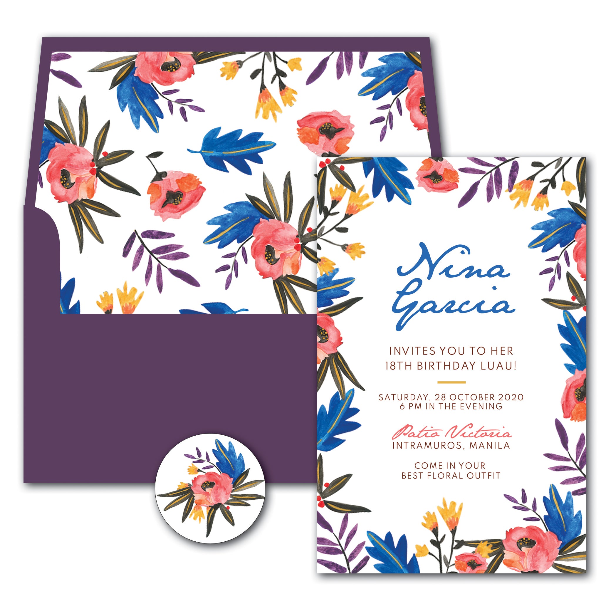 Nina Debut Invitation