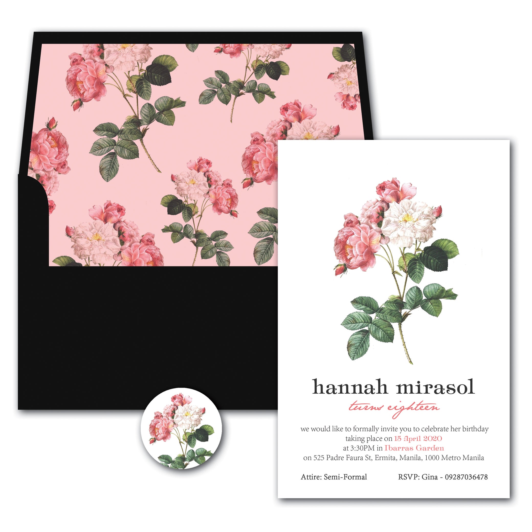 Mira Debut Invitation