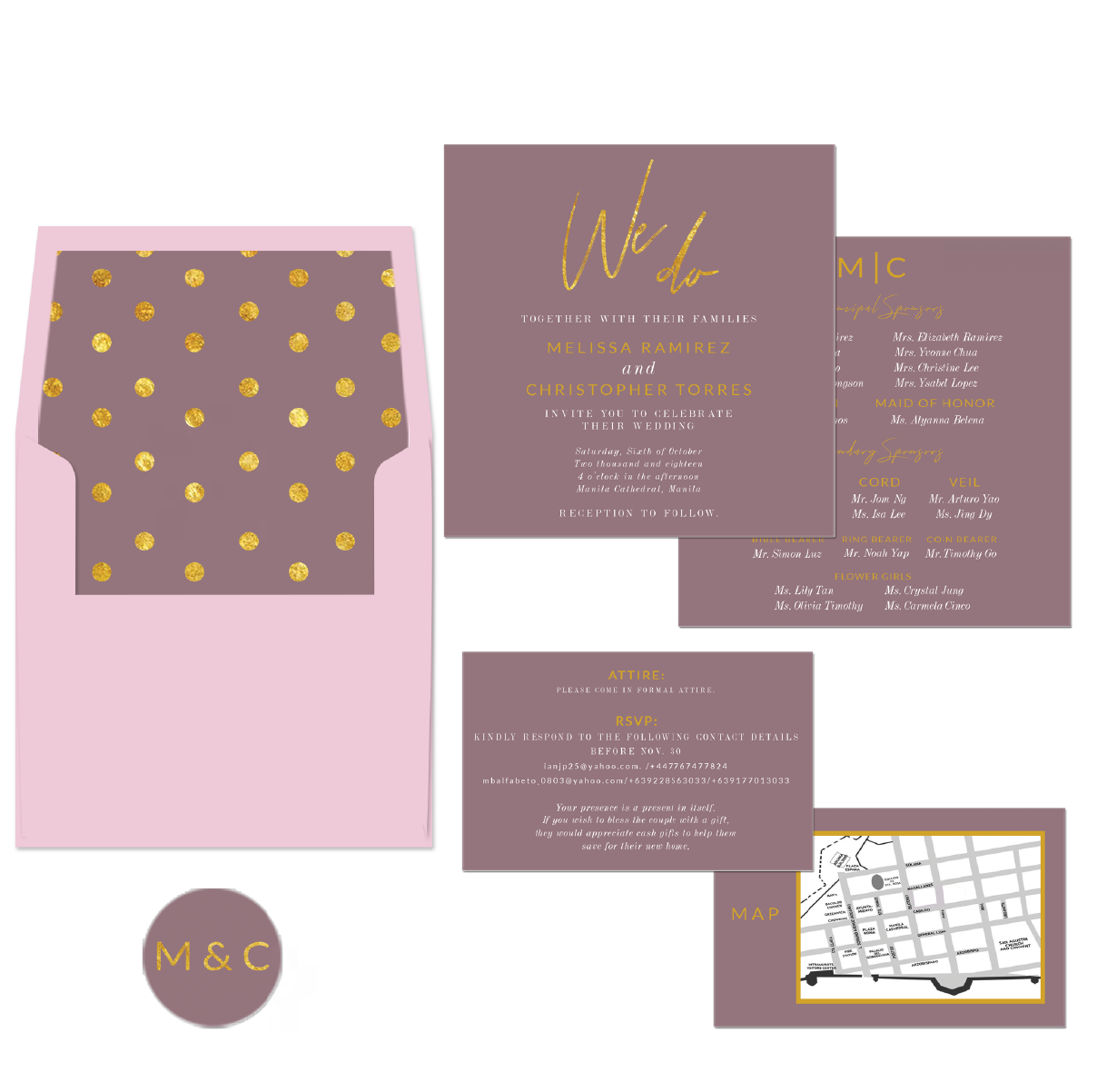 Midas Wedding Invitation