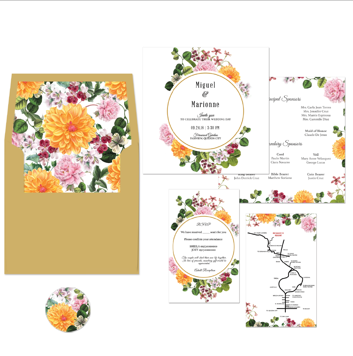 Yasmin Wedding Invitation