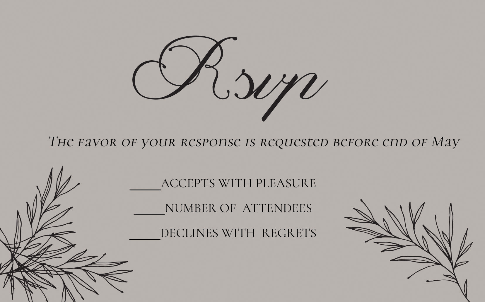 Gaia Wedding Invitation