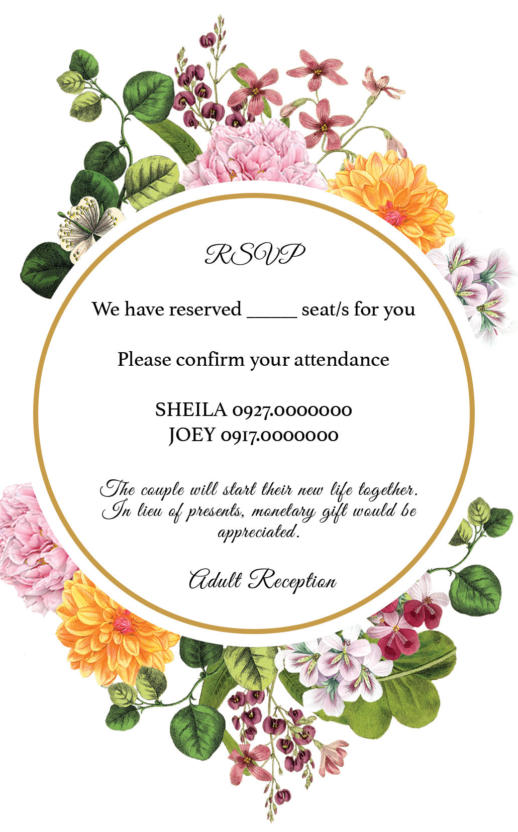 Yasmin Wedding Invitation