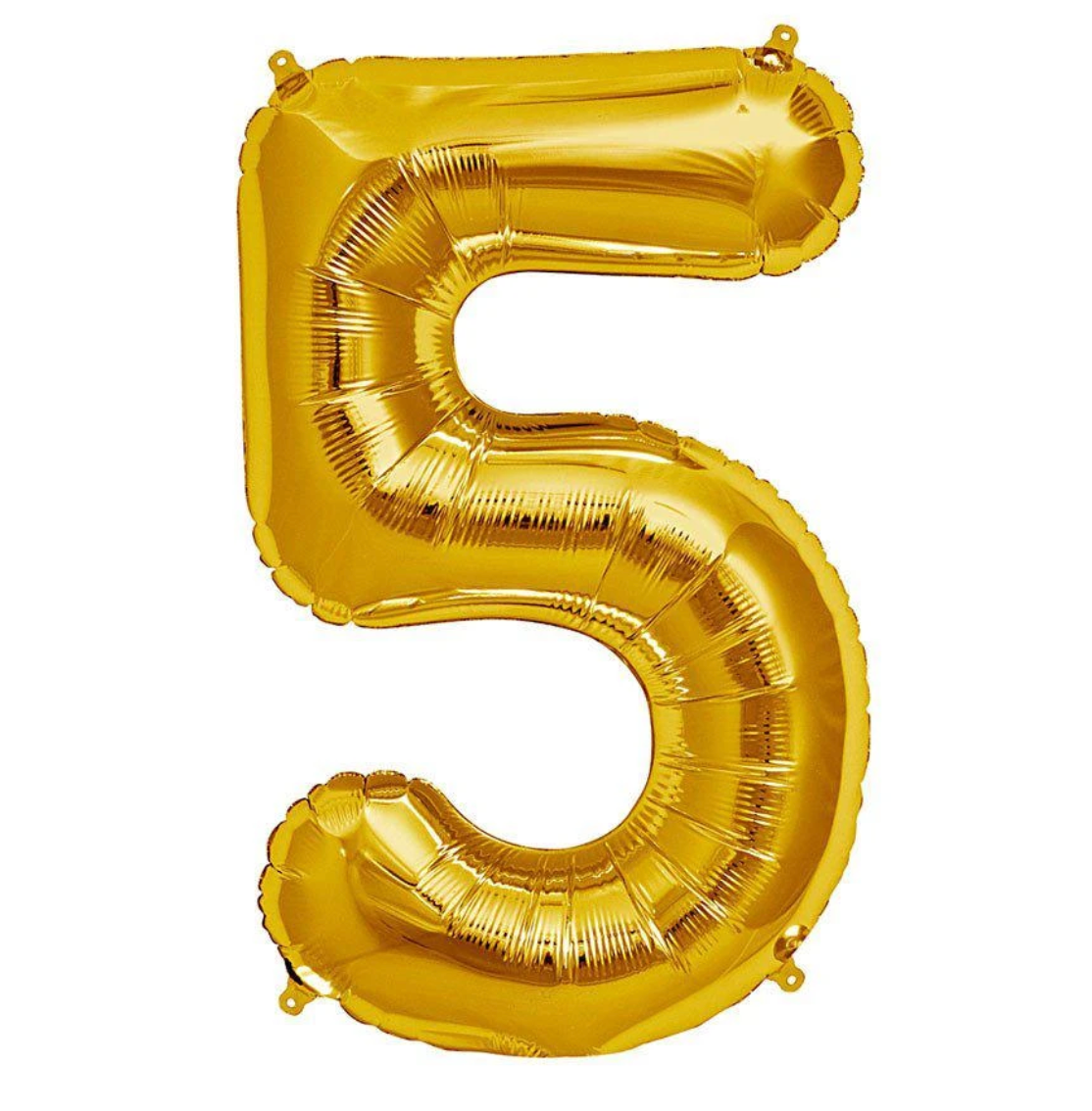 Number Gold Foil Balloons