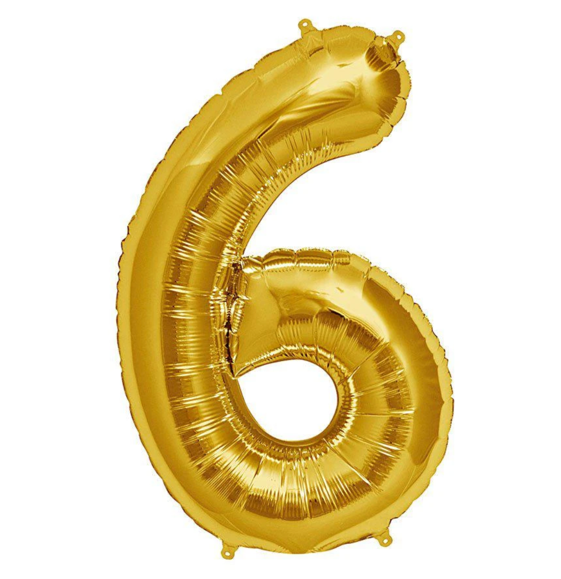 Number Gold Foil Balloons