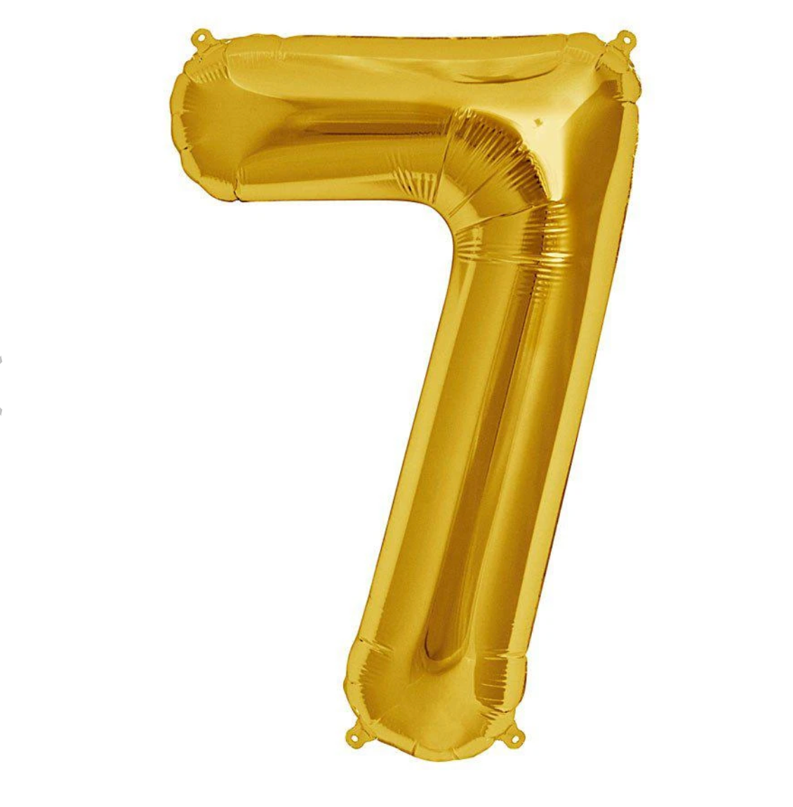 Number Gold Foil Balloons