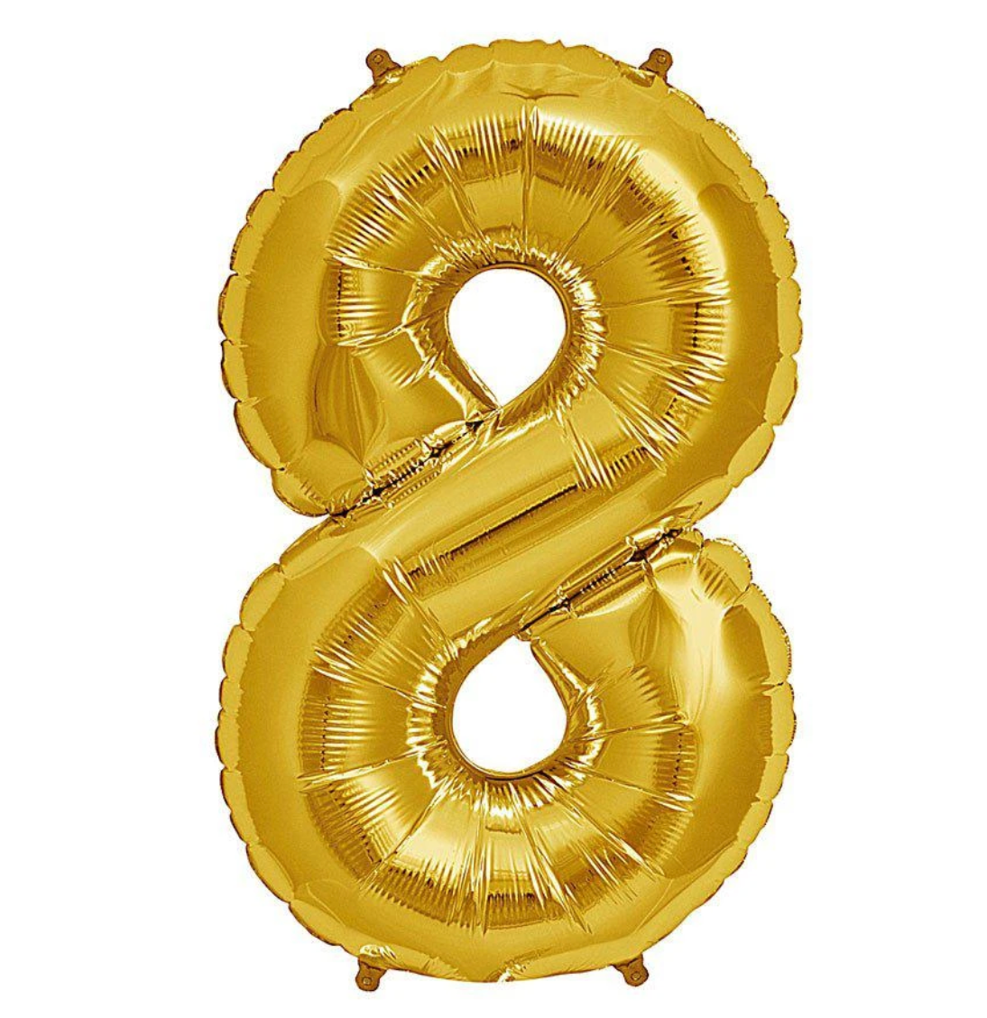 Number Gold Foil Balloons