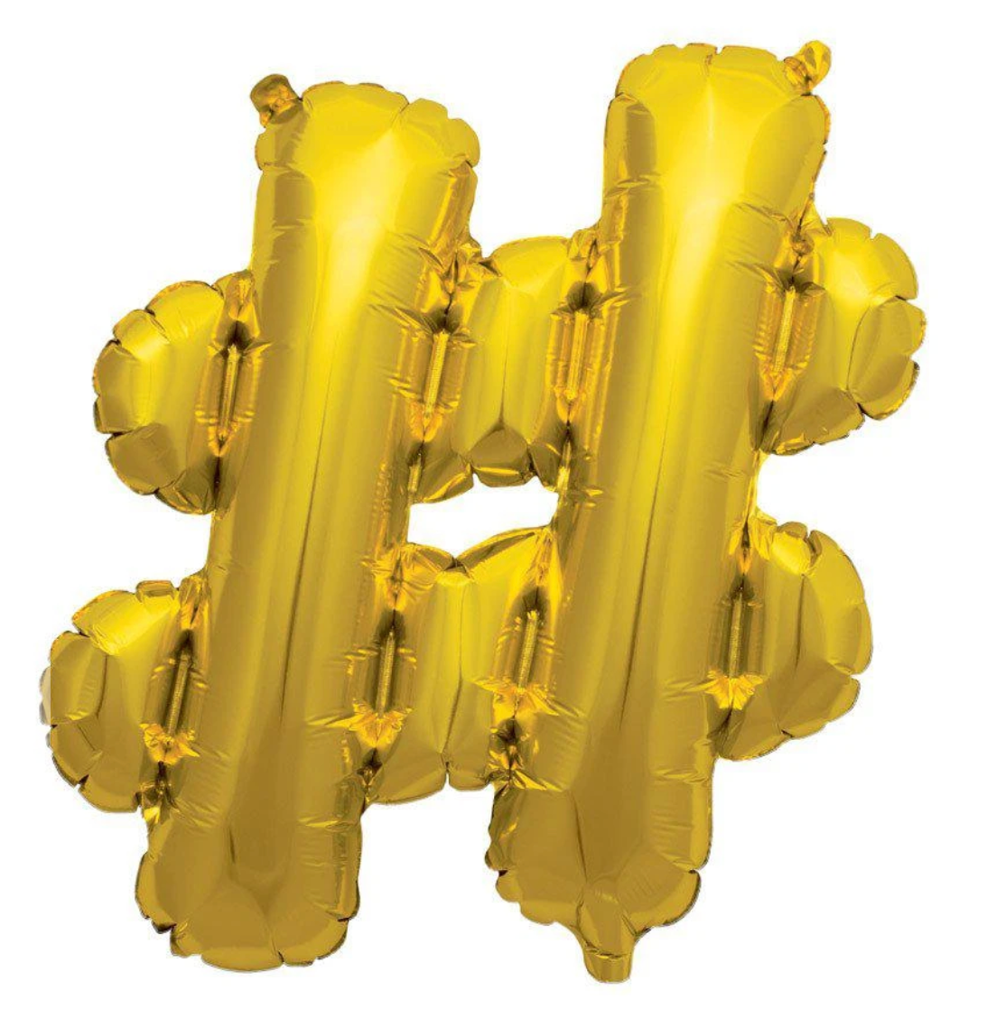Number Gold Foil Balloons
