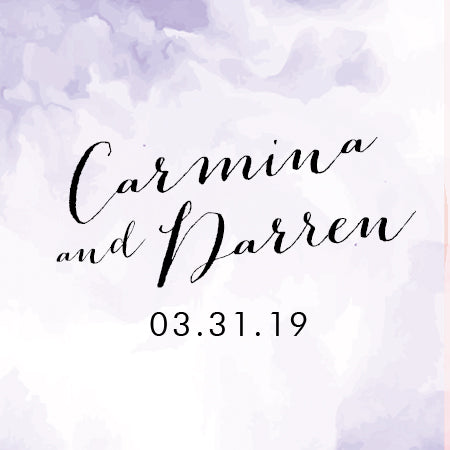 Indigo Wedding Invitation