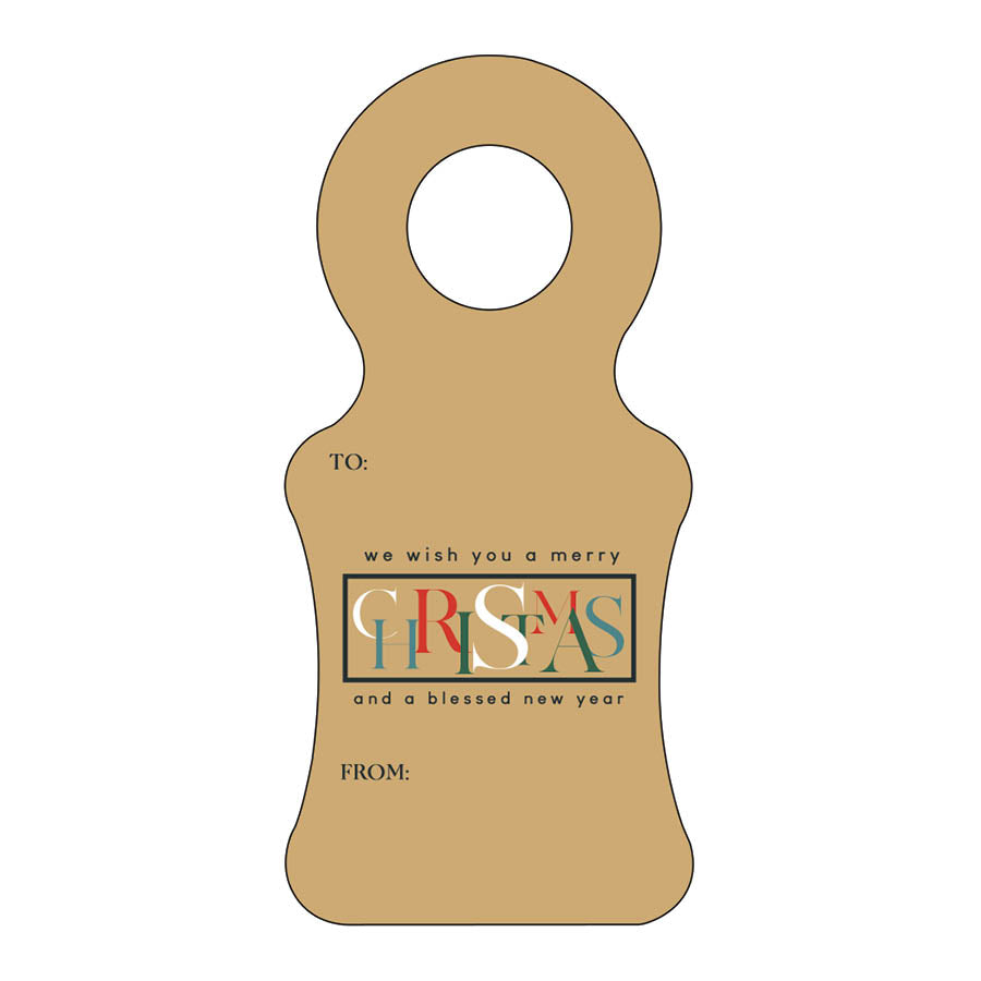 Christmas Wine Tag 26