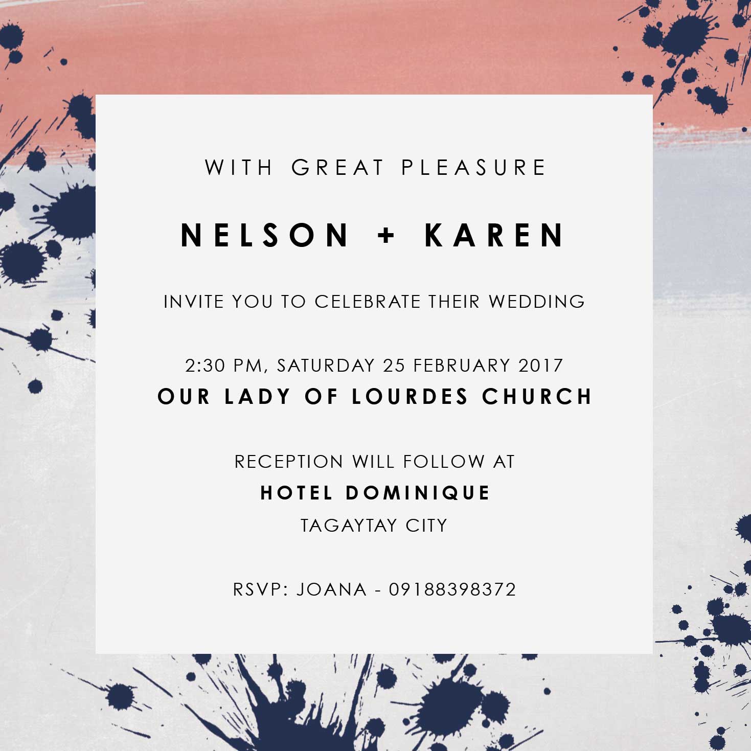 Rada Wedding Invitation