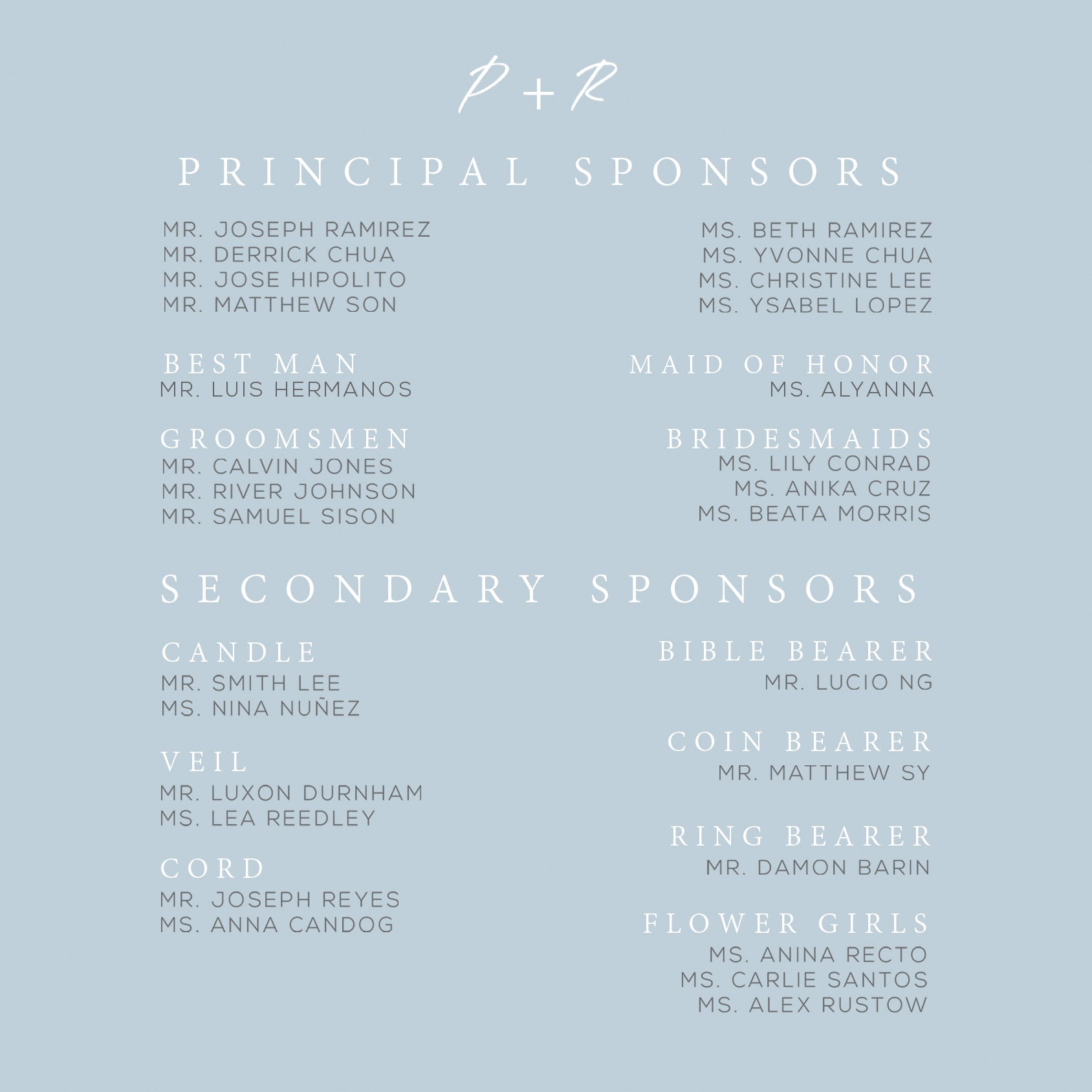 Sky Wedding Invitation