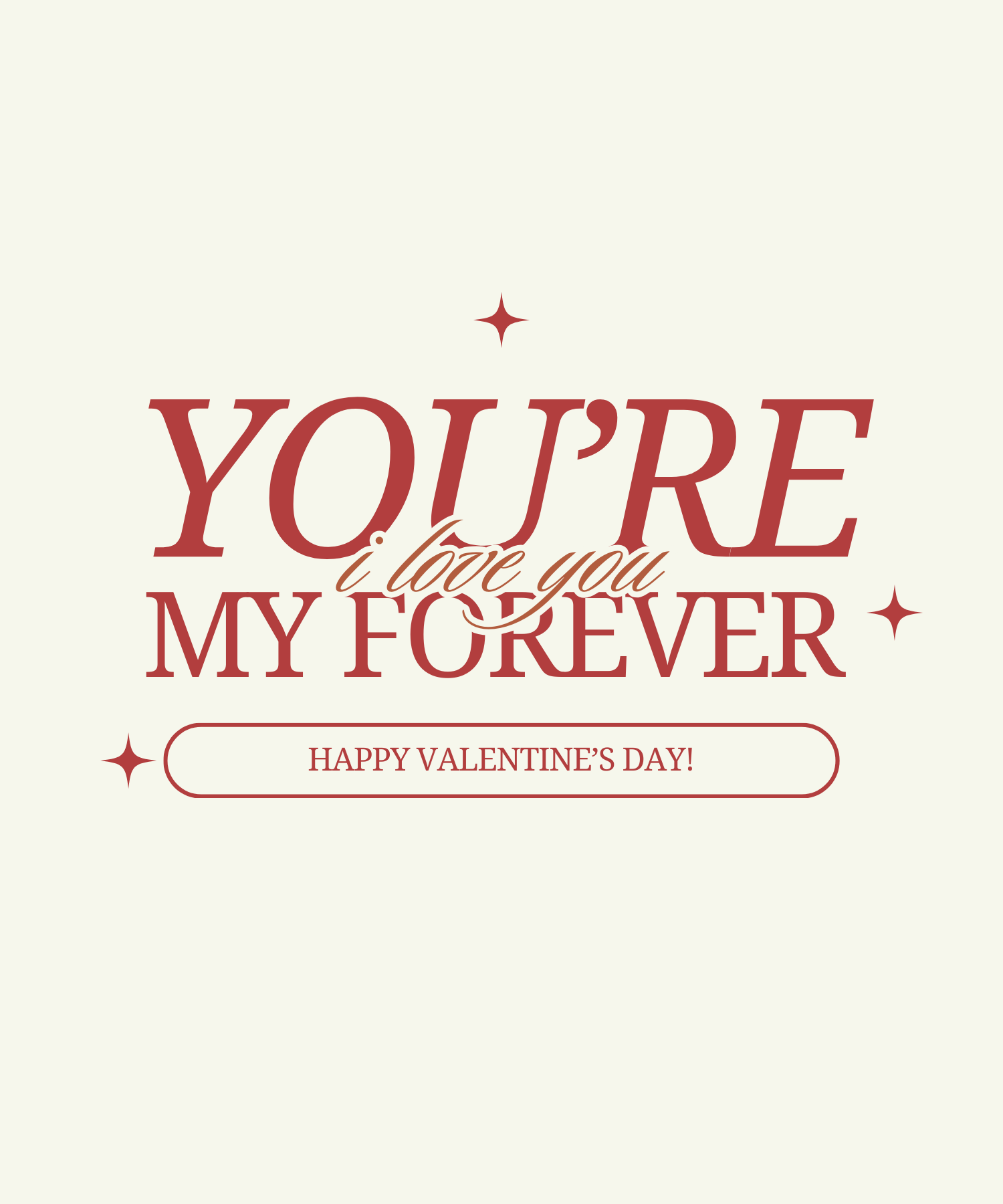 You're My Forever Greeting Card