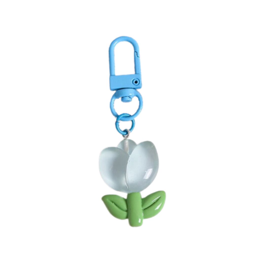 Tulip Flower Keychain