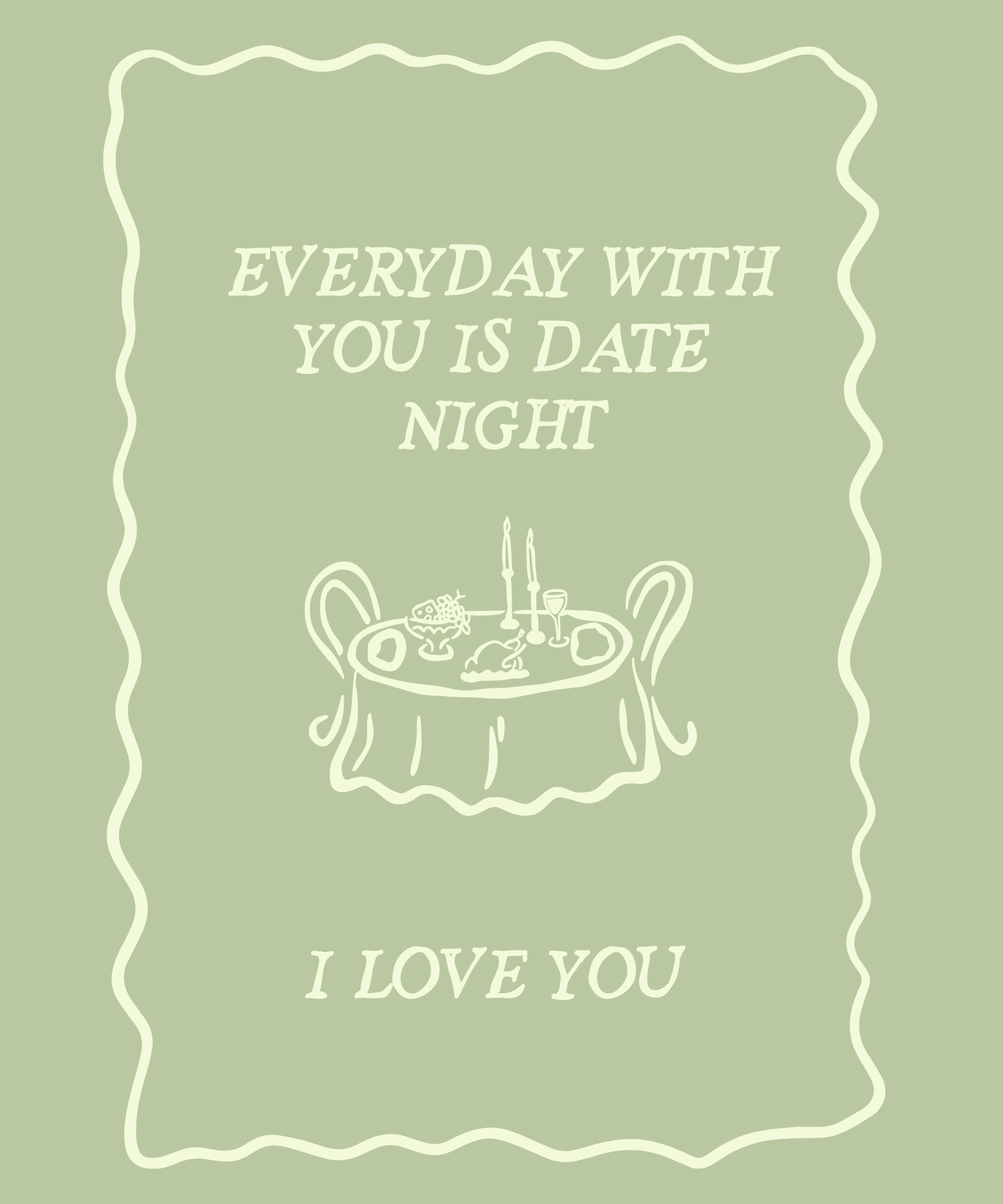 Date Night Greeting Card