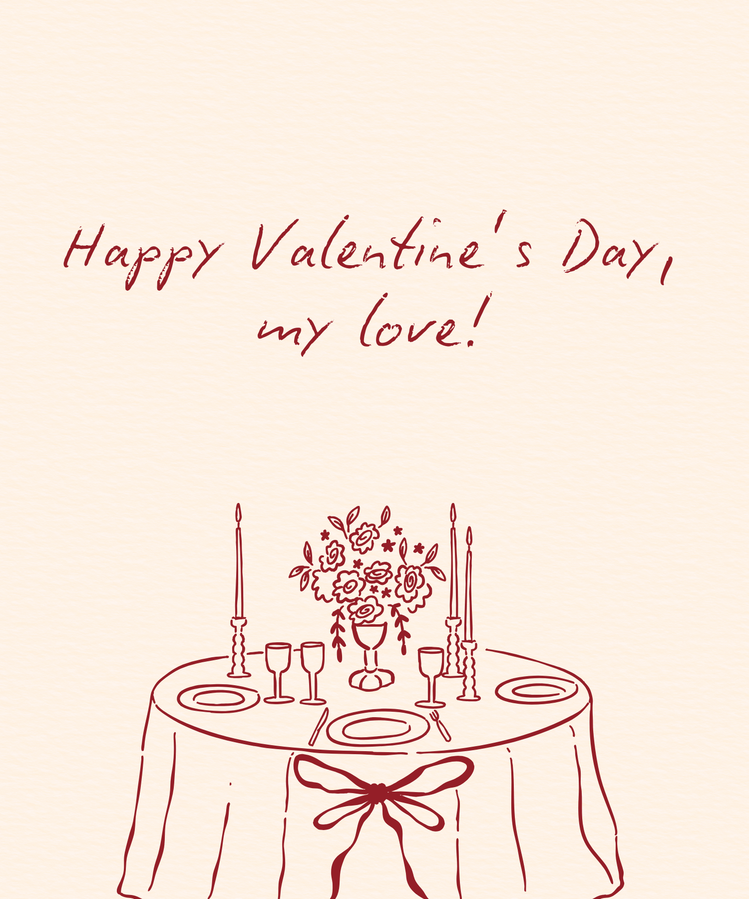 HVD, My love Greeting Card