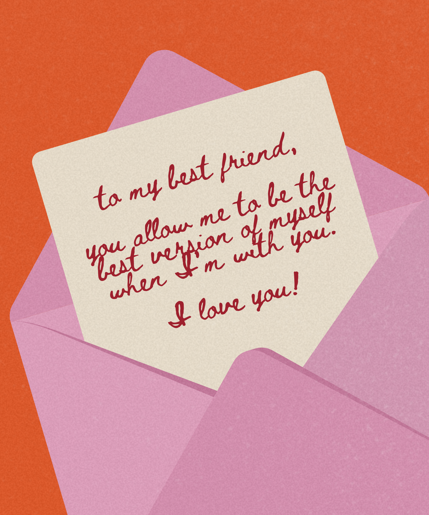 To My Best Friend Greeting Card