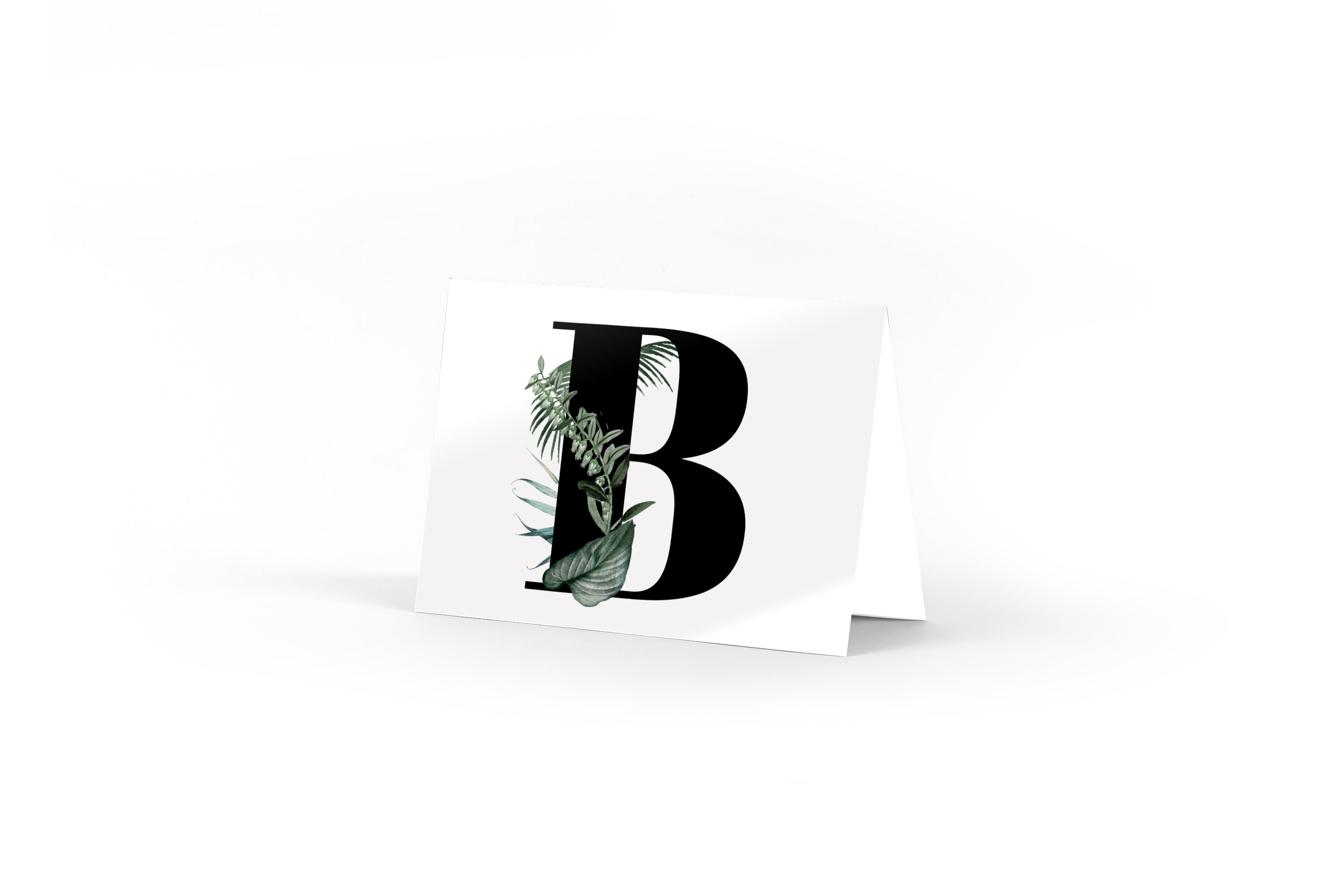Monogram Card - B