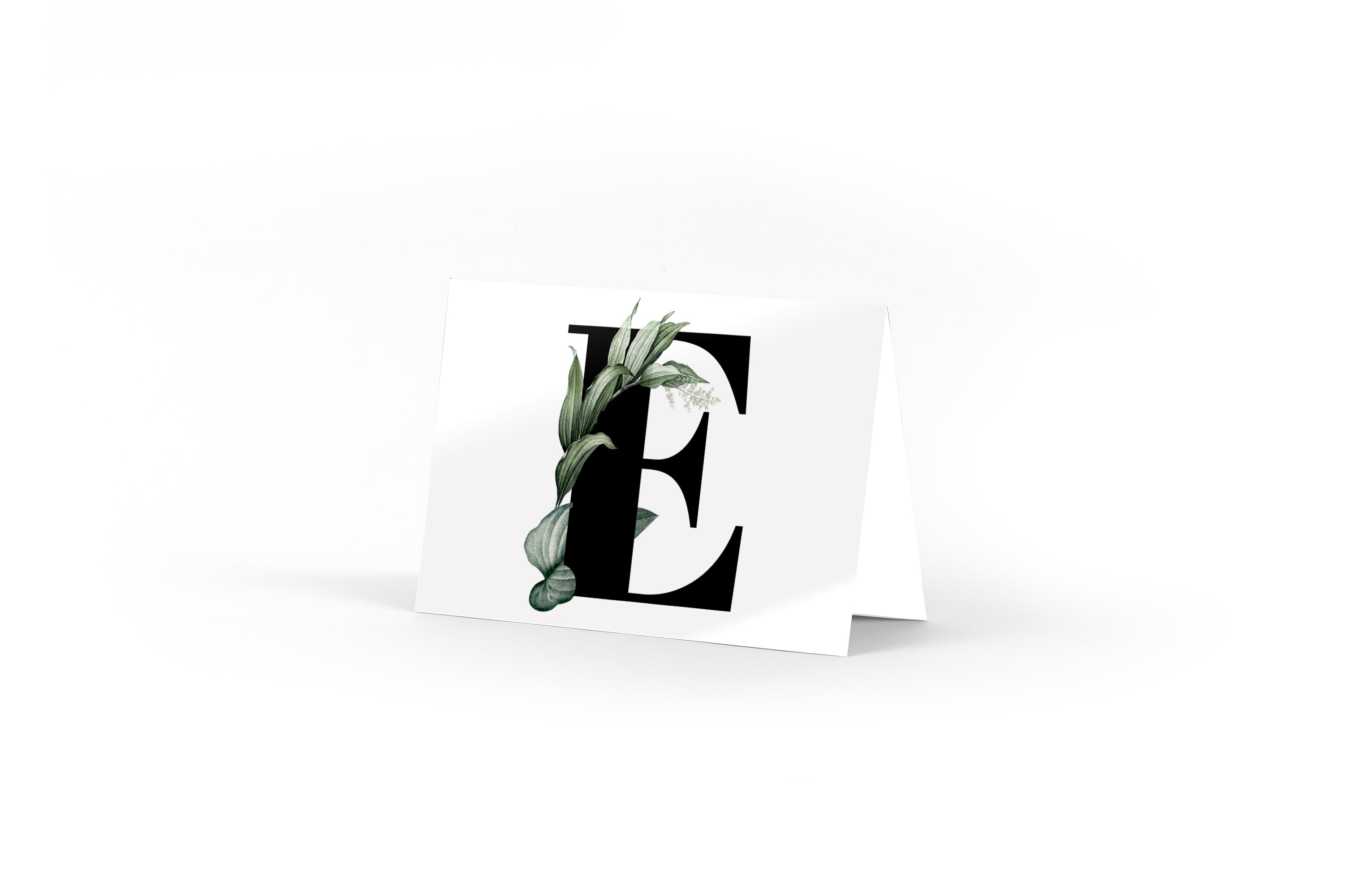 Monogram Card - E