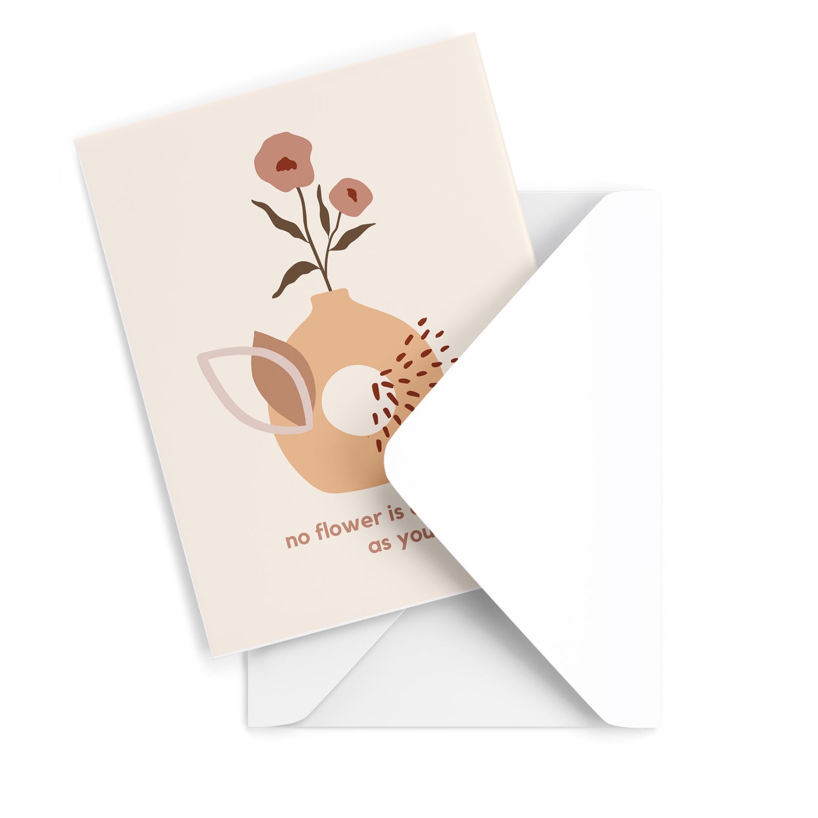 Pretty Flower Greeting Card