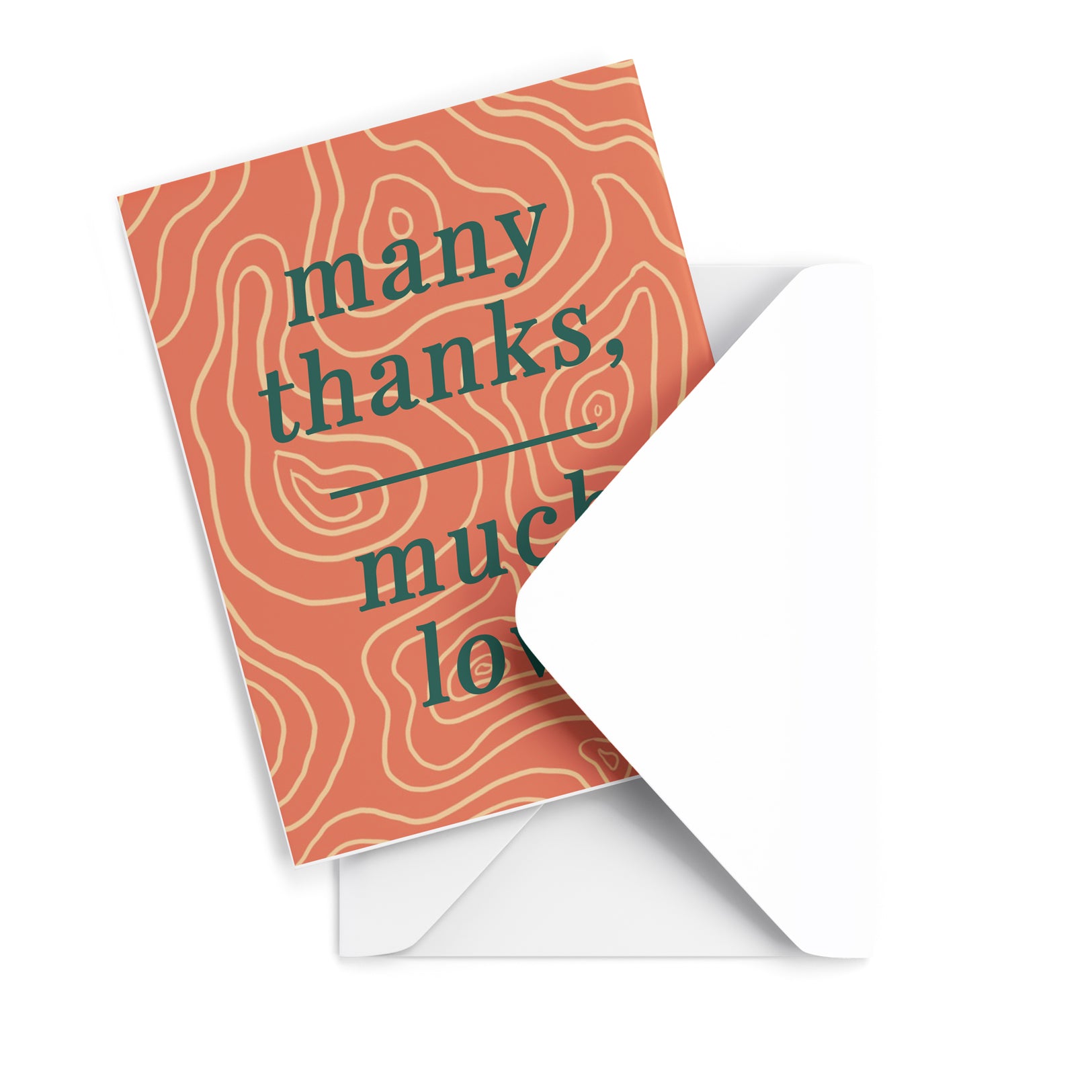 Many Thanks Greeting Card