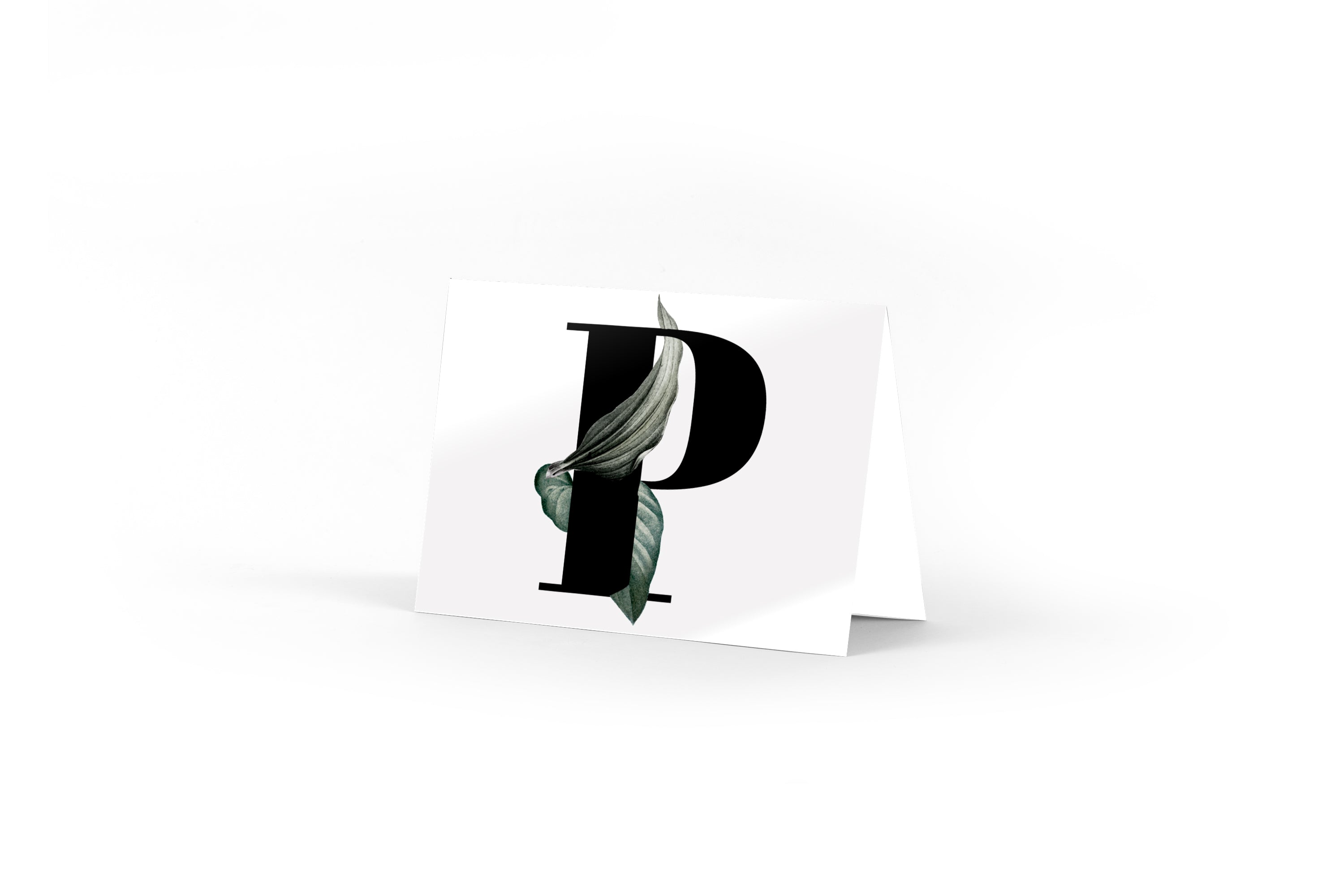 Monogram Card - P