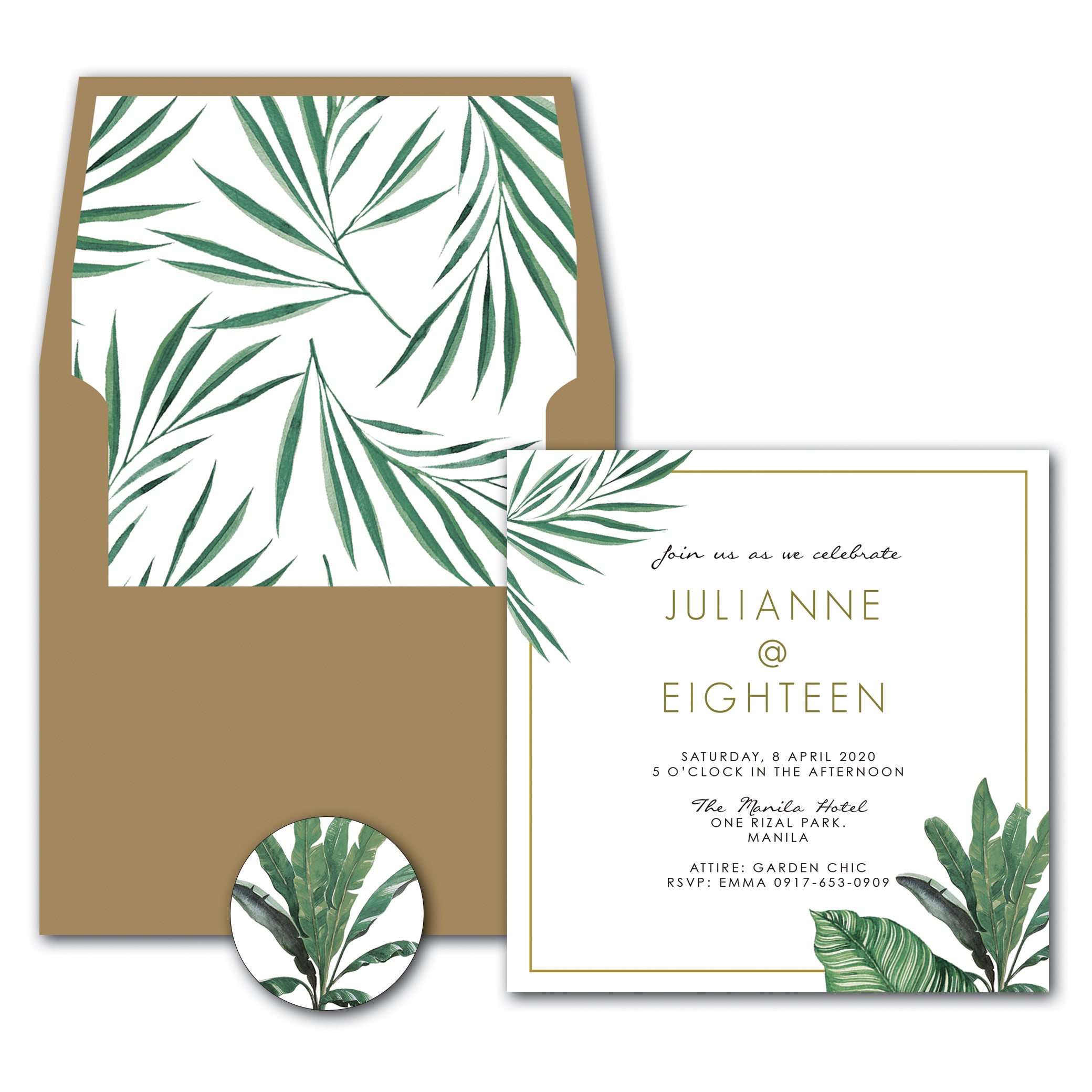 Julianne Debut Invitation