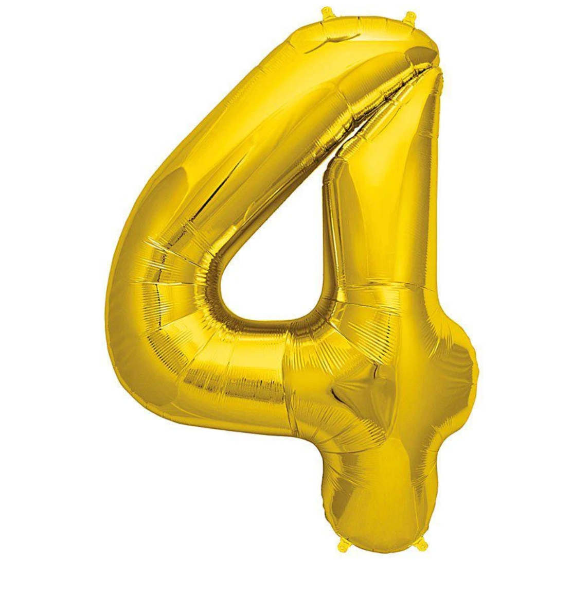 Number Gold Foil Balloons